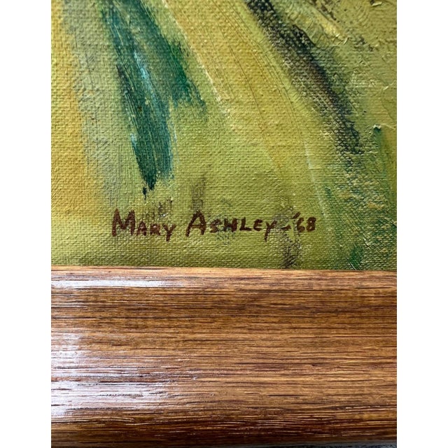 1960s 1968 Framed Citrus Still Life Oil Painting, Signed For Sale - Image 5 of 16