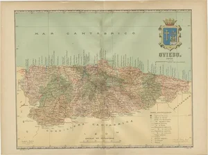 Topographic Map of Oviedo, 1901