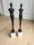 Metal Pair of Figural Bronze Statues in the Style of Giacometti For Sale - Image 7 of 8