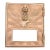 Vintage Polished Bronze u.s. Post Office Combination Box Door For Sale