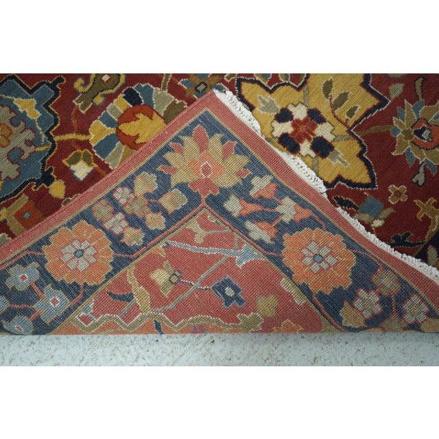 Obeetee Colonial Williamsburg Approx. 8x11 Vase Pattern Oriental Rug For Sale - Image 10 of 11
