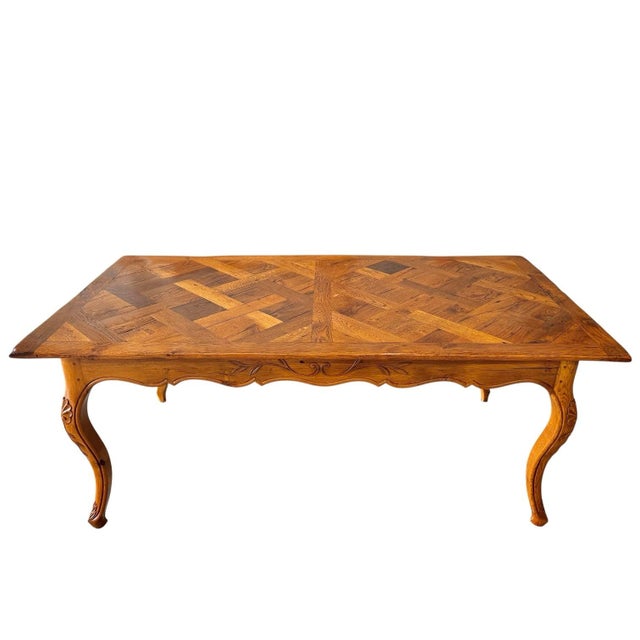 Wood 18th Century Louis XV French Provincial Dining Table For Sale - Image 7 of 17