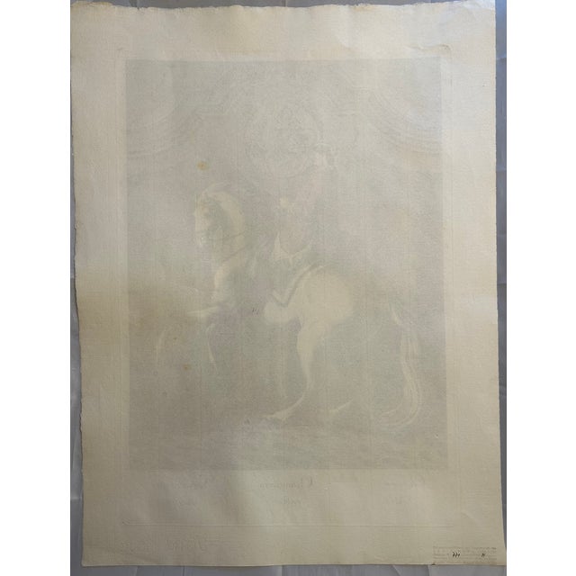 Antique Equestrian/Dressage Prints, Set of Seven, Framed For Sale - Image 12 of 13