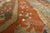 1970s Vintage Handmade Wool Cotton Orange Runner Rug For Sale - Image 4 of 11
