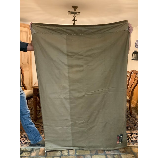 Large Vintage Figural Aubusson Pastoral Tapestry 50” X 72” Appearing to Be Handwoven Wool - A True Focal Point, Statement Piece - See Pics! For Sale - Image 10 of 11