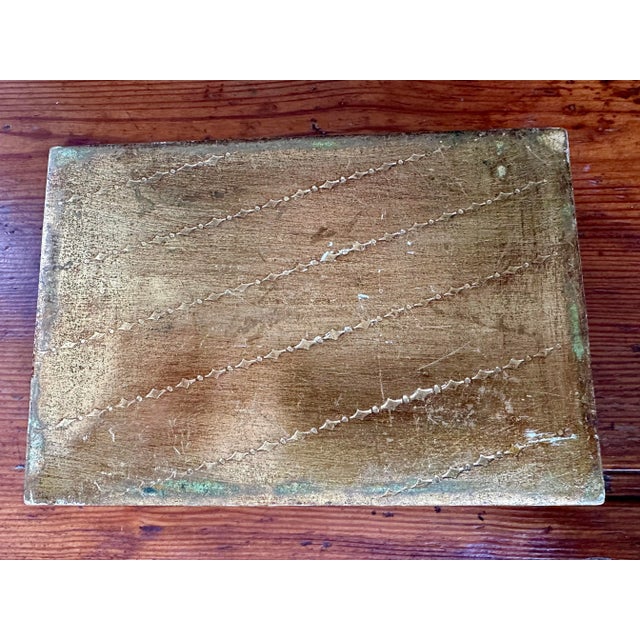 Wood Mid 20th Century Vintage Boucher La Mussette Wooden Box For Sale - Image 7 of 12