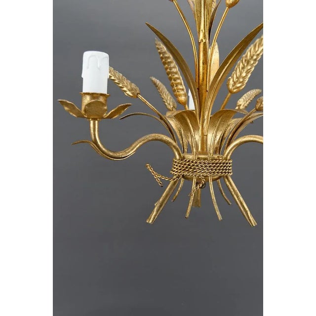 Golden Pendant with Ears of Wheat, 1960s For Sale - Image 10 of 13