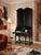 Wood 19th Century English Writing Desk in Black Lacquer For Sale - Image 7 of 9