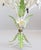 1950s Vintage Italian Tole Floral Spray Flower Arrangement Bouquet Centerpiece For Sale - Image 5 of 8