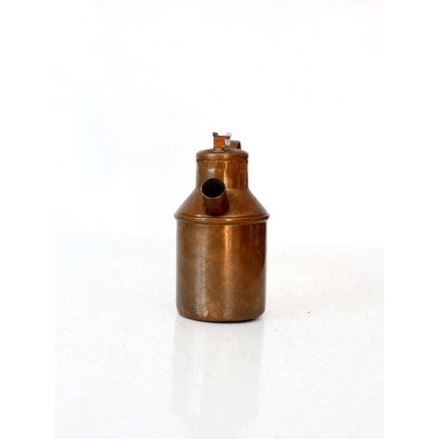 Copper Vintage Copper Pitcher For Sale - Image 8 of 10