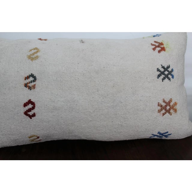 Textile 2 Turkish Kilim Decorative Pillow Covers - 12"x23.5" For Sale - Image 7 of 13