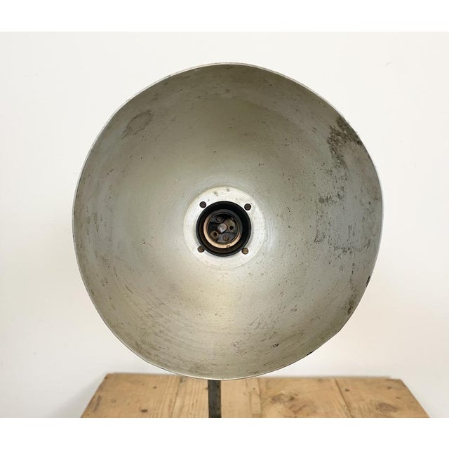 Black Industrial Table Lamp, 1950s For Sale - Image 12 of 17