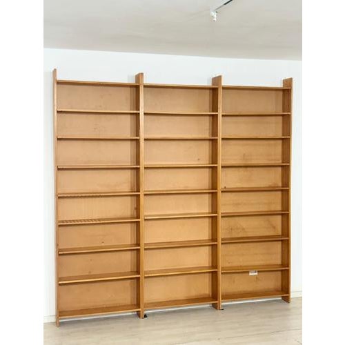 Large Vintage Shelving Unit in Pine, 1960s For Sale - Image 14 of 18