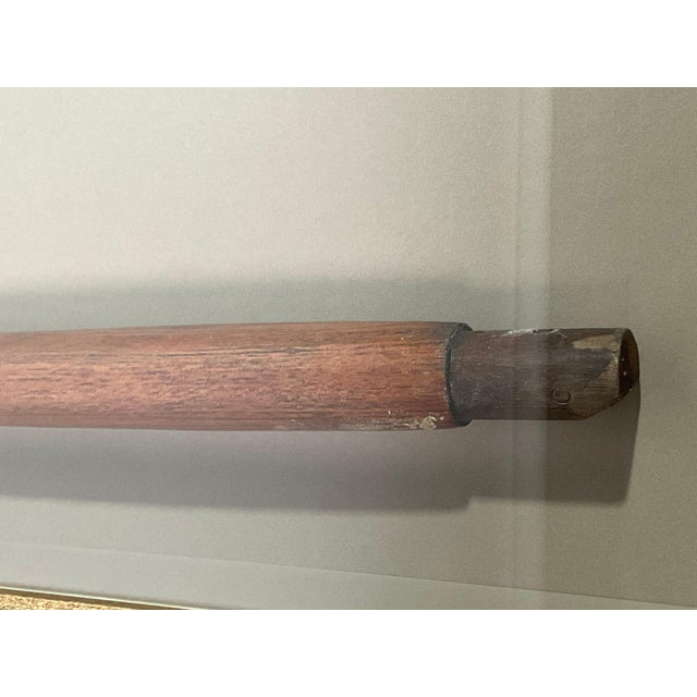 Yacht Ensign on Pole in Shadowbox Frame For Sale In Boston - Image 6 of 10