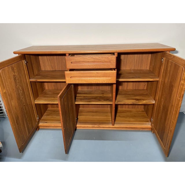 Scandinavian Teak Highboard, 1970s For Sale - Image 5 of 10