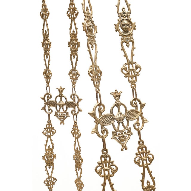 Antique Electrified Chandelier for Candles For Sale - Image 6 of 14