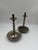 Mid-Century Brushed Chrome Bobbin Candlestick Holders Set Taper by Stoff Nagel, 1950s, Set of 2 For Sale - Image 15 of 15