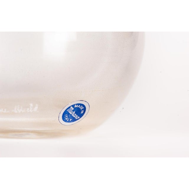 Vintage Murano Glass Bottle by Jean Mell, Italy, 1970s For Sale - Image 4 of 6