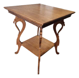 Tiger Oak Side Table