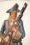 1980s Vintage Hand Carved Painted Wood Revolutionary War Military Wall Sculpture For Sale - Image 5 of 10