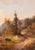 Hermann Dieste, Alpine Landscape, 1980s, Oil Painting on Wood, Framed For Sale - Image 4 of 9