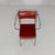 Italian Art Deco Metal and Red Faux Leather Chairs, 1930s, Set of 4 For Sale - Image 10 of 18