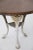 Victorian English White and Wood Cast Iron Table For Sale - Image 10 of 12