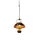 Vintage copper hanging light featuring a warm, aged copper finish, curved dome shade, and unique exposed bulb design. The...