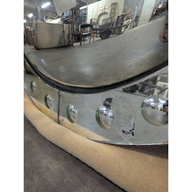 Large Witch Mirror, Early 20th Century For Sale - Image 6 of 8