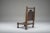 Early 20th Century Handmade Low Cedar Chair, Nuristan, 1890s For Sale - Image 12 of 14