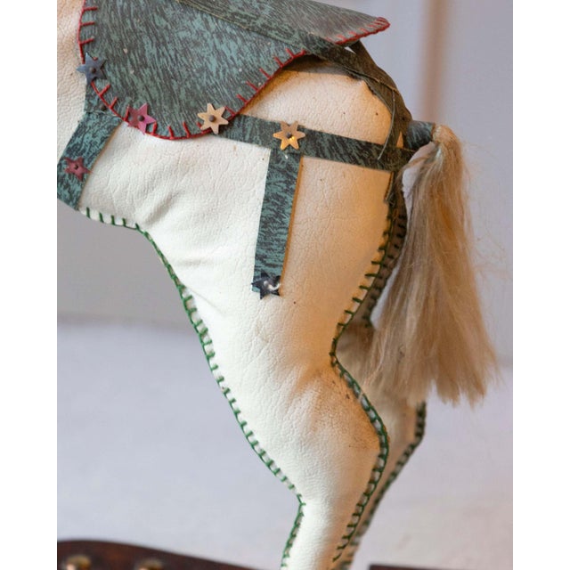 French Decorative Horse in Moleskin with Saddle and Harness, 20th Century For Sale - Image 10 of 11