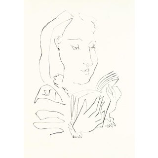 1985 Picasso Heliogravure 12 Woman-Reading Reproduction For Sale