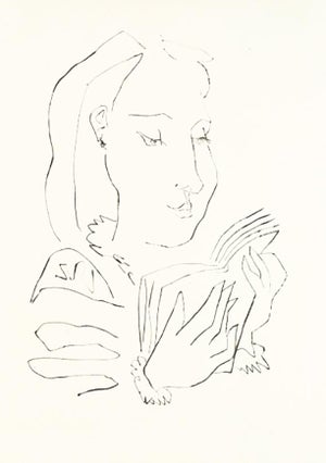 1985 Picasso Heliogravure 12 Woman-Reading Reproduction