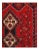 Rustic Pasargad Red Persian Afshar Rug - 5' X 6'2'' For Sale - Image 3 of 4