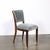Set of Eight Art Deco Sculptural Walnut Dining Chairs in Plush Mohair Upholstery For Sale - Image 14 of 18