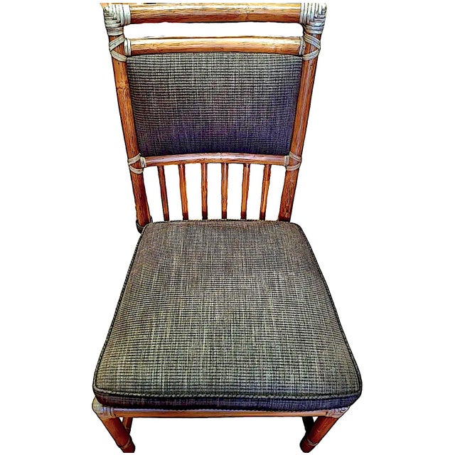 Set of Six McGuire Dining Chairs For Sale In San Francisco - Image 6 of 10