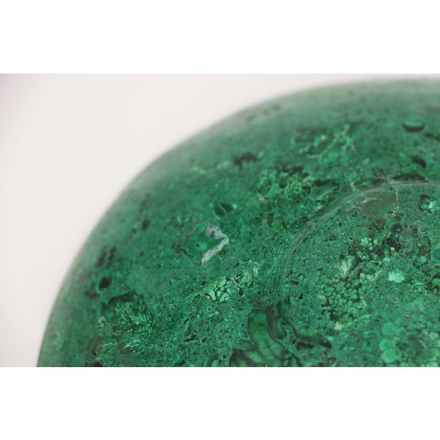 1950s Malachite Set of Three Bowls, South-African For Sale - Image 4 of 17