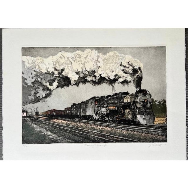 John Collette, Train, 1985, Etching For Sale