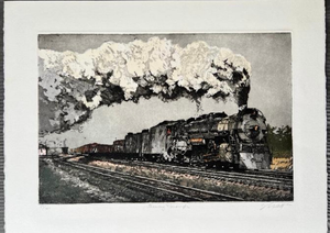 John Collette, Train, 1985, Etching