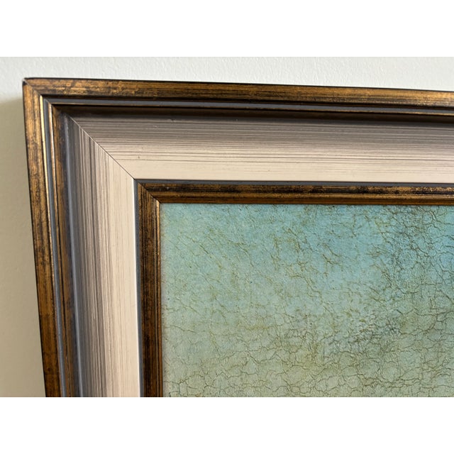 Wood X-Large Vintage European Wood Frame From the Early 1970s For Sale - Image 7 of 9