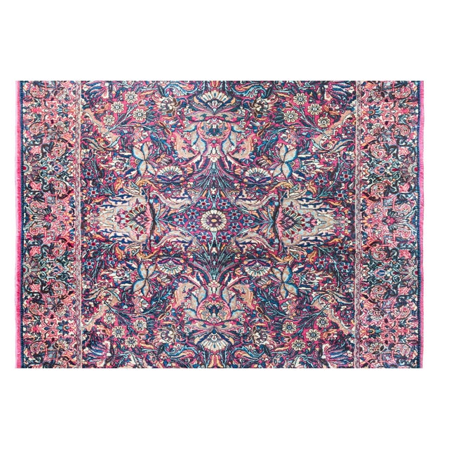Early 20th Century Persian Yazd Rug For Sale In Chicago - Image 6 of 14
