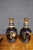 Early 20th Century Royal Purple Art Glass Decanters With Gold Horse Overlay - Pair For Sale - Image 14 of 14