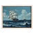 t.j. Lee Marine Seascape Oil Painting Tall Ships Ocean Waves Nautical Framed For Sale