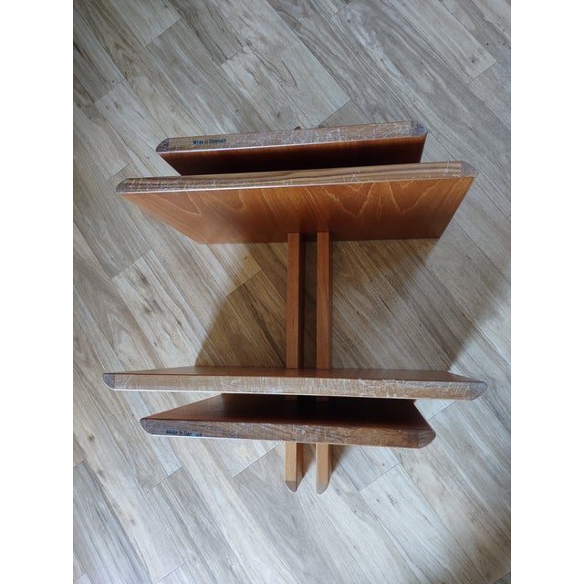 Mid 20th Century Gustav Gaarde Trekanten Round Coffee / End Table For Sale - Image 6 of 6