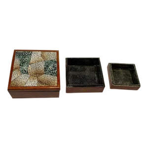 Maitland Smith Eggshell Box Set of 3.