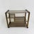 Mid-Century Brass Bar Car with Smoked Glass, 1970s For Sale - Image 9 of 18