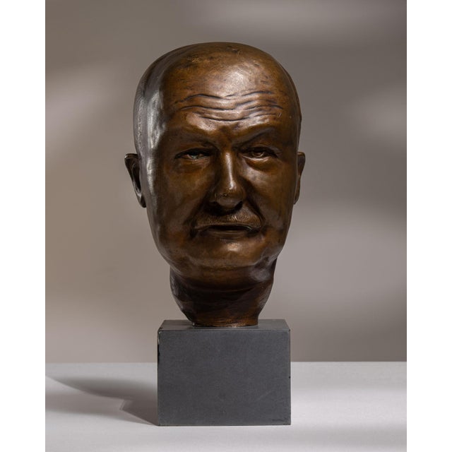 Early 20th Century Belgium Chocolate Bronze Sculpture For Sale - Image 4 of 15