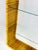 Wicker and Glass Etagere Bookcase Display Shelf Attributed to Founders, Mid Century Modern For Sale - Image 15 of 15
