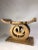 Transitional 1970s Vintage Hand-Carved Stool For Sale - Image 3 of 9