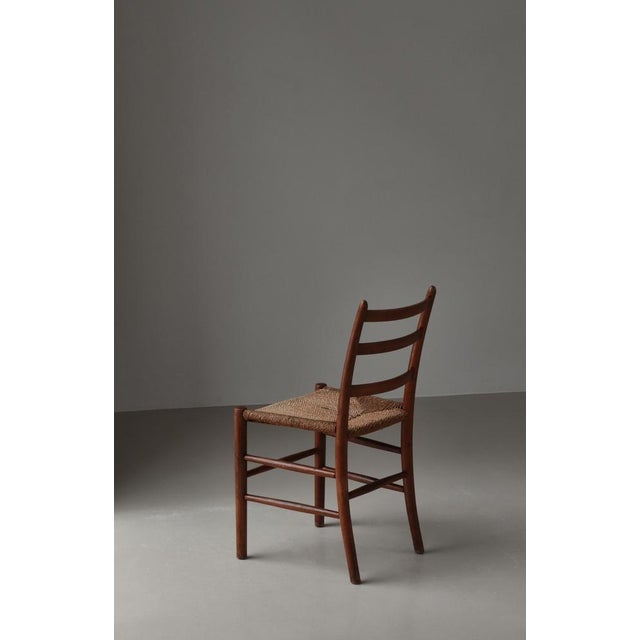 Vintage Funkis Novo Chair in Beech and Seagrass by Arne Jacobsen for Fritz Hansen, 1935 For Sale - Image 3 of 16